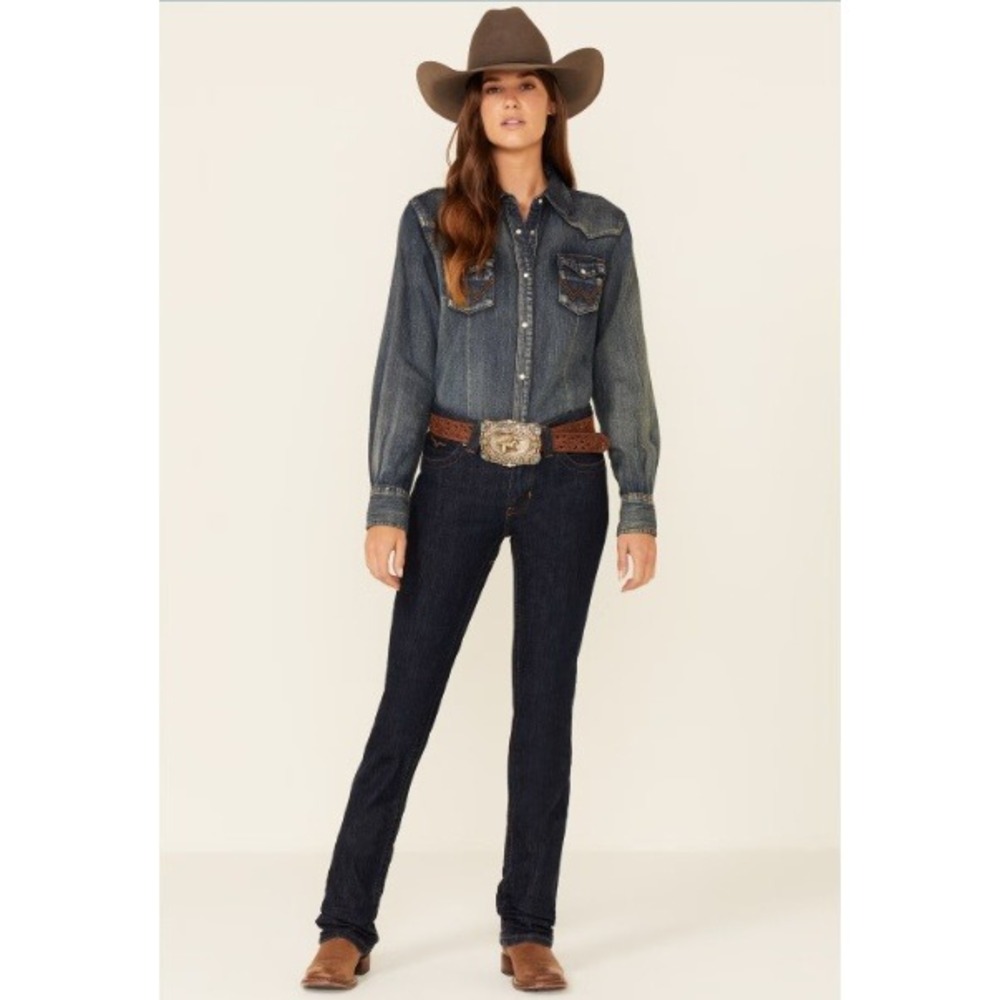 NWOT Kimes Ranch Women's Size 2 32 Betty Modest Bootcut Indigo Denim Jeans